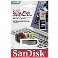 Флеш-диск 32 GB, SANDISK Ultra Flair, USB 3.0, металлический корпус, серебристый/черный, SDCZ73-032G-G46 - 2