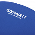 Коврик для мыши с подушкой под запястье SONNEN, полиуретан + лайкра, 250х220х20 мм, синий, 513300 - 5