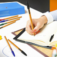 Ручки шариковые BIC "Orange Original", НАБОР 4 ЦВЕТА, узел 0,8 мм, линия 0,3 мм, пакет, 8308541, 8308541/516337 - 3