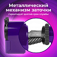 Точилка механическая BRAUBERG "JET", металлический механизм, корпус фиолетовый, 229569 - 14
