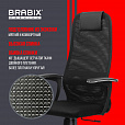 Кресло BRABIX PREMIUM "Ultimate EX-801" хром, плотная двойная сетка Х2, черное, 532917 - 18