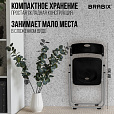 Стул складной BRABIX "Golf Lite CF-017", серебристый каркас, пластик чёрный, 532895 - 17