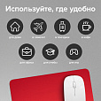 Коврик для мыши SONNEN "RED", резина + ткань, 220х180х3 мм, 513306 - 10