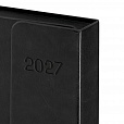 Ежедневник датированный 2027 А5 148х218 мм, GALANT "Magnetic", под кожу, клапан, черный, 118074 - 4