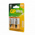 Батарейки GP Ultra, С (LR14, 14 А), алкалиновые, КОМПЛЕКТ 2 шт., блистер, 14AU-2CR2 - 13
