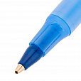 Ручки шариковые BIC "Round Stic", НАБОР 4 шт., СИНИЕ, узел 1 мм, линия письма 0,32 мм, пакет, 944176 - 4