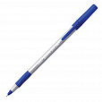 Ручка шариковая с грипом BIC "Round Stic Exact", СИНЯЯ, корпус серый, узел 0,7 мм, линия письма 0,28 мм, 918543 - 1