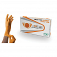 Перчатки нитриловые сверхпроч с текстурой SFM MEGA TEX ORANGE Германия 25 пар р.XL, Ч, 4036534915202 - 1