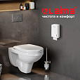 Диспенсер для туалетной бумаги листовой LAIMA PROFESSIONAL ORIGINAL (Система T3), белый, ABS-пластик, 605770 - 13