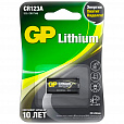Батарейка GP Lithium CR123AE, литиевая 1 шт., блистер, 3В, CR123AE-2CR1 - 1