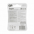 Батарейки КОМПЛЕКТ 2 шт., GP Super, AAA (LR03, 24 А), алкалиновые, мизинчиковые, блистер, 24A-2CR2 - 15