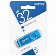 Флеш-диск 32 GB SMARTBUY Twist USB 2.0, синий, SB032GB2TWB - 3