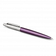 Ручка шариковая PARKER "Jotter Core Victoria Violet CT", корпус фиолетовый, детали хром, синяя, 1953190 - 6