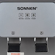 Кулер для воды SONNEN TSE-02GP, настольный, НАГРЕВ/ОХЛАЖДЕНИЕ ЭЛЕКТРОННОЕ, 2 крана, серебристый, 455745 - 4