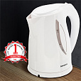 Чайник SONNEN KT-1758, 1,7 л, 2200 Вт, закрытый нагревательный элемент, пластик, белый, 453415 - 13