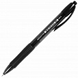 Ручка шариковая автоматическая с грипом BRAUBERG OFFICE STYLE, ЧЕРНАЯ, узел 0,7 мм, линия 0,35 мм, тонированный корпус, 144212 - 2