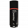 Флеш-диск 8 GB, SMARTBUY Crown, USB 2.0, черный, SB8GBCRW-K - 1