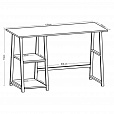 Стол на металлокаркасе BRABIX "LOFT CD-006",1200х500х730 мм,, 2 полки, цвет дуб натуральный, 641226 - 4