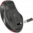 Мышь беспроводная DEFENDER Prime MB-053, USB, 5 кнопок + 1 колесо-кнопка, оптическая, красная, 52052 - 3