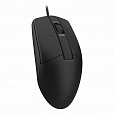 Мышь проводная A4TECH OP-330, USB, 2 кнопки + 1 колесо-кнопка, оптическая, черная, 1530236 - 7