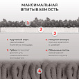 Насадки МОП для швабры липучка, КОМПЛЕКТ 2 шт., микрофибра, объемный ворс+кант, 41х14 см, LAIMA, 609144 - 4