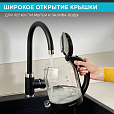 Чайник SCARLETT SC-EK27G90, 1,7 л, 1800 Вт, закрытый нагревательный элемент, стекло, черный - 11