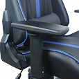 Кресло компьютерное BRABIX "GT Carbon GM-120", две подушки, экокожа, черное/синее, 531930 - 12