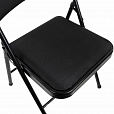 Стул складной BRABIX "Golf Plus CF-003 КОМФОРТ", чёрный каркас, чёрная ткань, 532889 - 13
