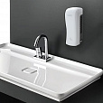 Дозатор для жидкого мыла LAIMA PROFESSIONAL ORIGINAL, НАЛИВНОЙ, 0,8 л, белый, ABS-пластик, 605774 - 8