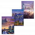 Тетрадь А4, 80 л., BRAUBERG, скоба, клетка, обложка картон, "City", 404045 - 1