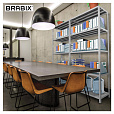 Стеллаж металлический BRABIX "MS Plus-200/50-5", 2000х1000х500 мм, 5 полок, регулируемые опоры, 291110, S241BR165502 - 10