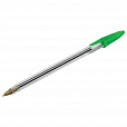 Ручка шариковая STAFF "Basic Budget BP-04", ЗЕЛЕНАЯ, линия письма 0,5 мм, с штрихкодом, 143871 - 5