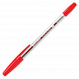 Ручка шариковая BRAUBERG "M-500 CLASSIC", КРАСНАЯ, корпус прозрачный, узел 0,7 мм, линия письма 0,35 мм, 143446 - 3
