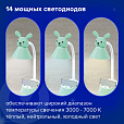 Настольная лампа-светильник SONNEN OU-611 на подставке, СВЕТОДИОДНАЯ, "SWEET BUNNY", 5 Вт, зеленый, 237642 - 7