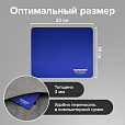 Коврик для мыши SONNEN "BLUE", резина + ткань, 220х180х3 мм, 513308 - 9