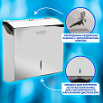 Диспенсер для полотенец LAIMA PROFESSIONAL INOX, (Система H2) Z-сложения, нержавеющая сталь, зеркальный, 605695 - 14