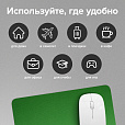 Коврик для мыши SONNEN "GREEN", резина + ткань, 220х180х3 мм, 513305 - 10