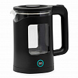 Чайник BQ (БИ-КЬЮ) KT2000G, 1,5 л, 1500 Вт, закрытый нагревательный элемент, стекло, черный, 86196739 - 1