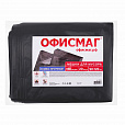 Мешки для мусора 160 л, черные, в пачке 20 шт., особо прочные, ПВД 50 мкм, 90х120 см, ОФИСМАГ - 1