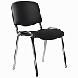 Стул STAFF "Iso Lite CF-008", хром, кожзам черный (Z-11), 532567 - 1