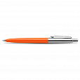 Ручка шариковая PARKER "Jotter Orig Orange", корпус оранжевый, детали хром, блистер, синяя, 2076054 - 4