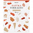 Тетрадь А5, 96 л., BRAUBERG, скоба, клетка, TWIN-лак, "Natura Terrazzo", 404431 - 8