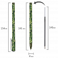 Ручка шариковая BRAUBERG SOFT TOUCH STICK "KHAKI", СИНЯЯ, мягкое покрытие, узел 0,7 мм, 143703 - 6