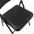 Стул складной BRABIX "Golf Plus CF-003 Комфорт", черный каркас, кожзам черный, 531566 - 13