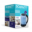 Чайник SCARLETT SC-EK27G90, 1,7 л, 1800 Вт, закрытый нагревательный элемент, стекло, черный - 2