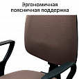 Кресло BRABIX "Prestige Ergo MG-311", регулируемая эргономичная спинка, кожзам, черное, 531877 - 6
