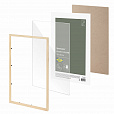 Рамка 30х40 см небьющаяся, аналог IKEA, багет 12 мм, дерево, BRAUBERG "Woodray", цвет натуральный, 391361 - 5