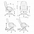 Кресло офисное T-898AXSN, ткань, черное, 1070382 - 3