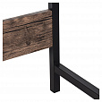 Стол на металлокаркасе BRABIX "LOFT CD-003", 640х420х840 мм, цвет морёный дуб, 641215 - 10