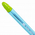 Ручка шариковая масляная с грипом BRAUBERG GLASSY PASTEL MIX, СИНЯЯ, корпус ассорти, линия 0,35 мм,144105 - 5
